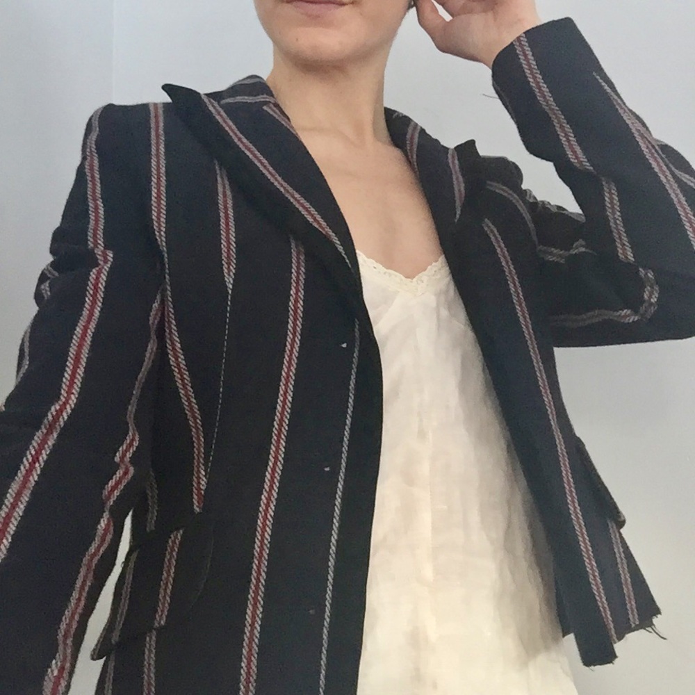Striped Wool Jacket